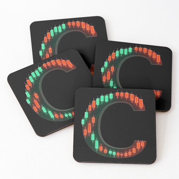 Item preview, Stock Market Candlestick Letter C Design designed and sold by Adappai.