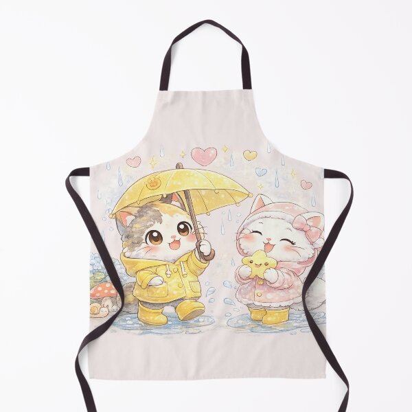 Item preview, Mochi & Lumi – Cute Rainy Day Kawaii Cats designed and sold by Mochi Studio.