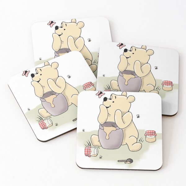 Item preview, Vintage 1920s Storybook Bear with Honey Jar Illustration designed and sold by BowditchDesigns.