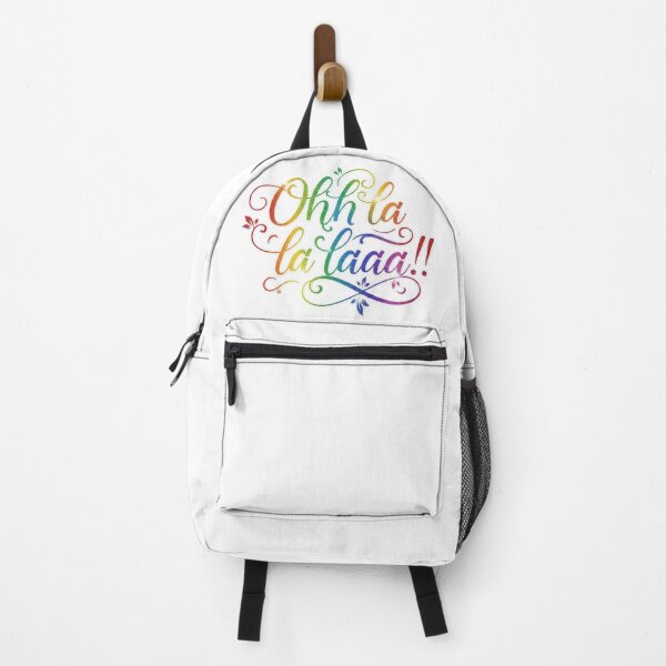 Item preview, Ohh La La Laaa!! | Minimalist Rainbow Script Art designed and sold by RS-Globalist-.