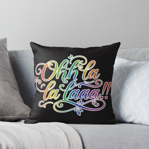 Item preview, Ohh La La Laaa!! | Minimalist Rainbow Script Art designed and sold by RS-Globalist-.
