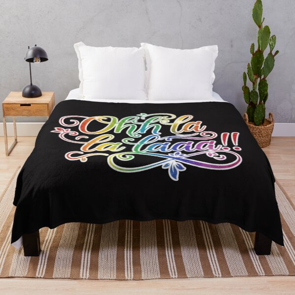 Item preview, Ohh La La Laaa!! | Minimalist Rainbow Script Art designed and sold by RS-Globalist-.