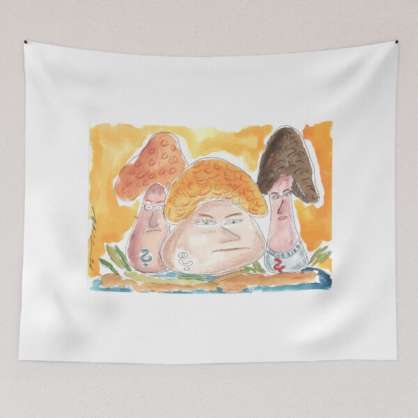 Item preview, The Secret Life of Shrooms, Das geheime Leben der Pilze, 3 Fragezeichen © Anke Korthauer designed and sold by Anke‘s Bazaar.