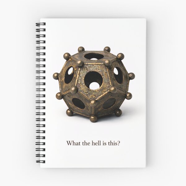 Item preview, Roman Dodecahedron Poster Funny Archaeology Quirky Wall Art designed and sold by ArcanePrintsxo.