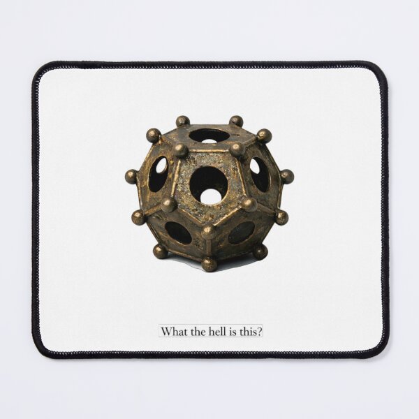 Item preview, Roman Dodecahedron Poster Funny Archaeology Quirky Wall Art designed and sold by ArcanePrintsxo.