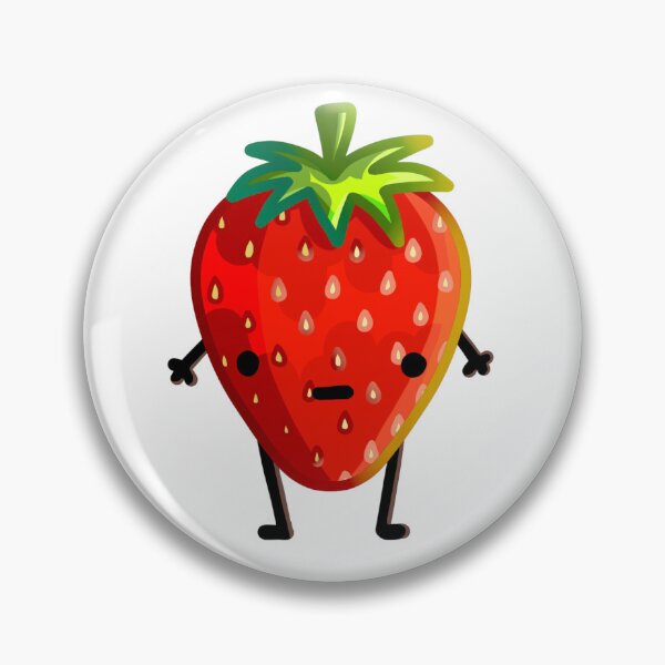 Item preview, Cute Strawberry Standing Awkwardly With Hands And Legs designed and sold by PingusPickle.