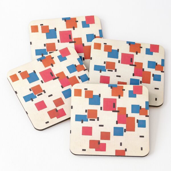 Item preview, composition in color a 1917 - Piet Mondrian  designed and sold by nebelimr.