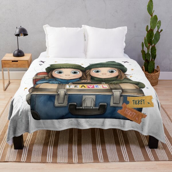 Item preview, Winter Adventure Begins – Cute Travel Kids designed and sold by Angellacelin.
