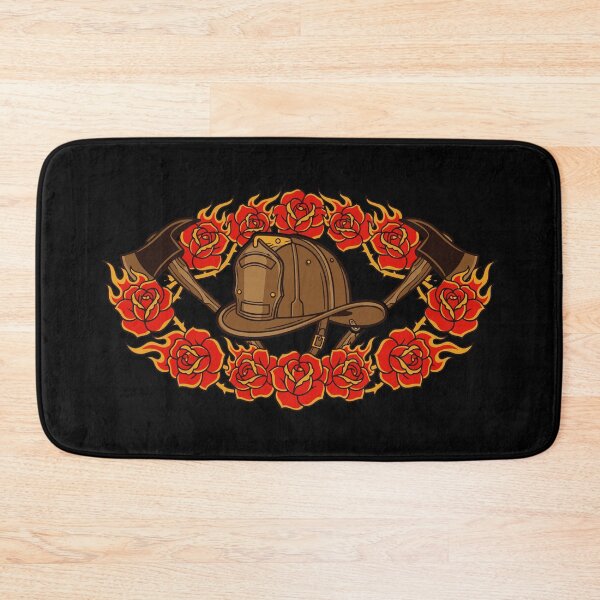 Item preview, Firefighter Heritage Helmet - Neo Traditional Hero Art designed and sold by Mdozet.