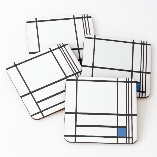 Item preview, composition with blue 1937 - Piet Mondrian  designed and sold by nebelimr.