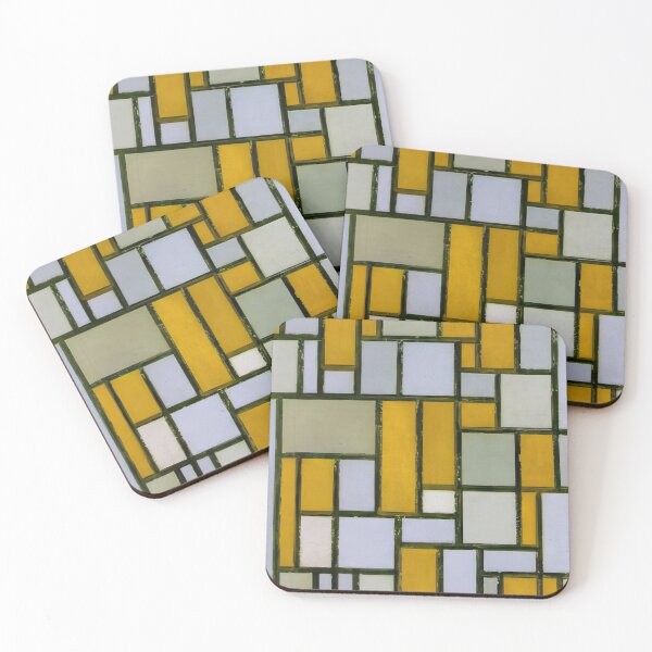 Item preview, composition with gray and light brown 1918 - Piet Mondrian  designed and sold by nebelimr.