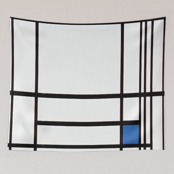 Item preview, composition with blue 1937 - Piet Mondrian  designed and sold by nebelimr.