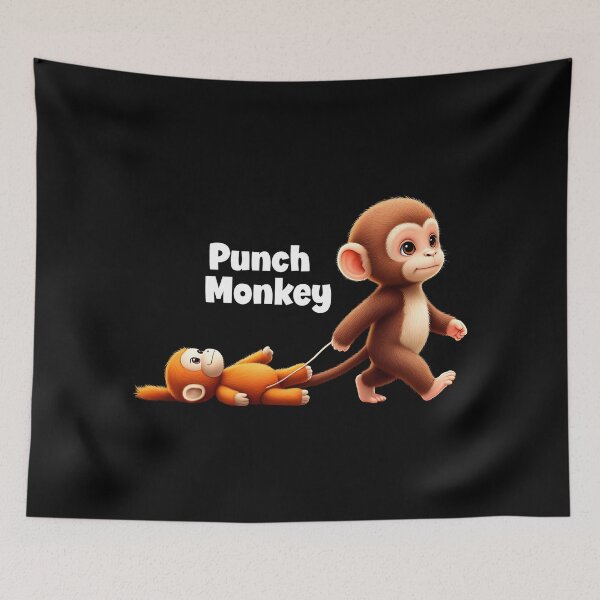 Item preview, punch monkey designed and sold by Uglyandcute.