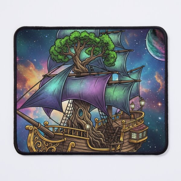 Item preview,  Celestial Tree of Life Galactic Sailing Ship designed and sold by Dzblack.