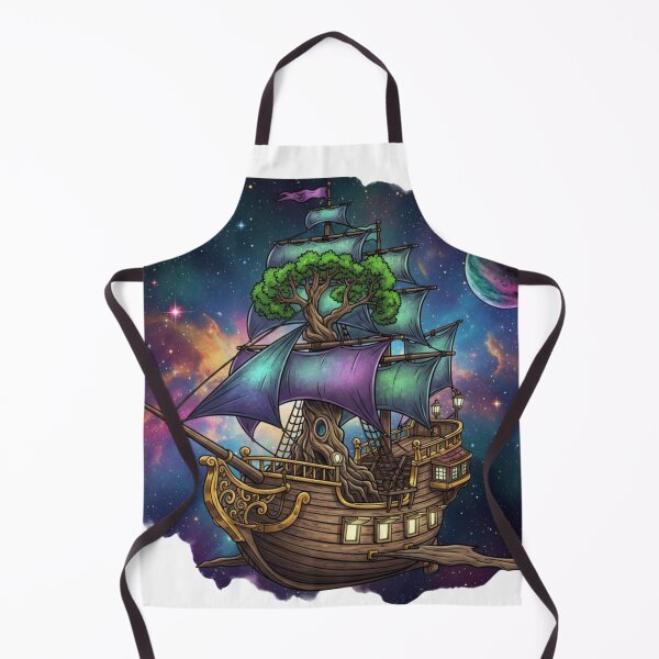 Item preview, Celestial Tree of Life Galactic Sailing Ship designed and sold by Dzblack.