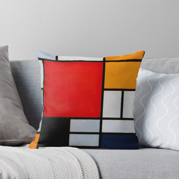 Item preview, composition with large red plane yellow black gray and blue 1921 - Piet Mondrian  designed and sold by nebelimr.