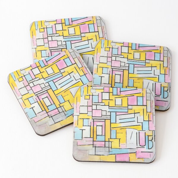 Item preview, composition with oval in color planes ii 1914 - Piet Mondrian  designed and sold by nebelimr.
