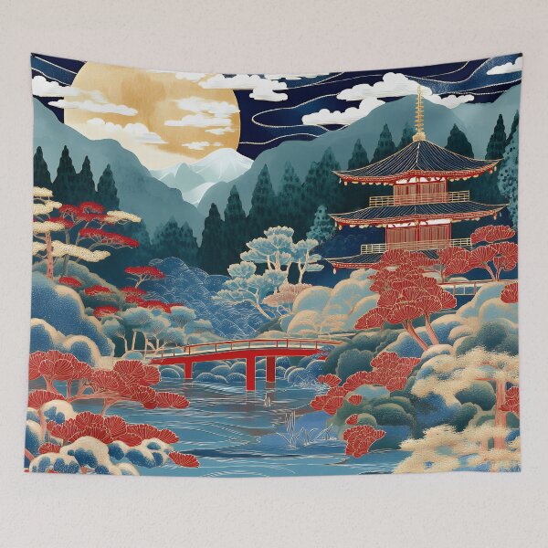Item preview, Japanese Kimono Art designed and sold by ZIPANG-JAPAN.