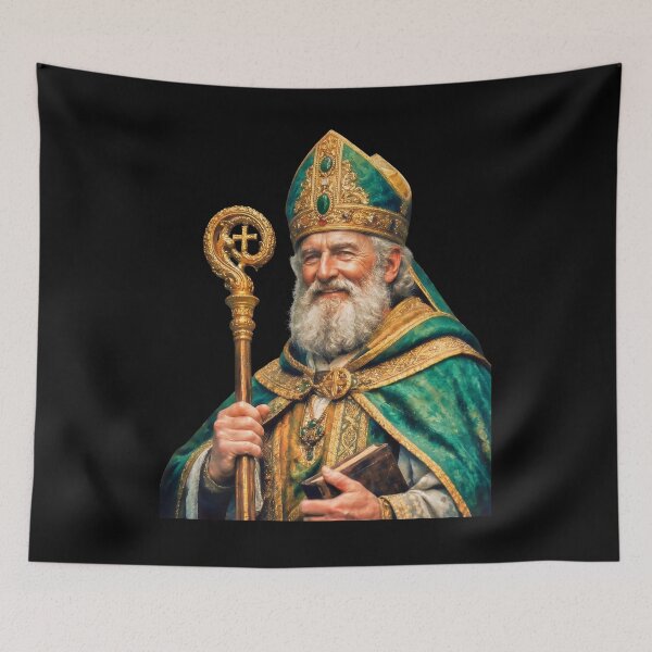 Item preview, Saint Patrick flourished 5th century, Britain and Ireland arrived in Ireland March 25, 433, designed and sold by OliDesigns.