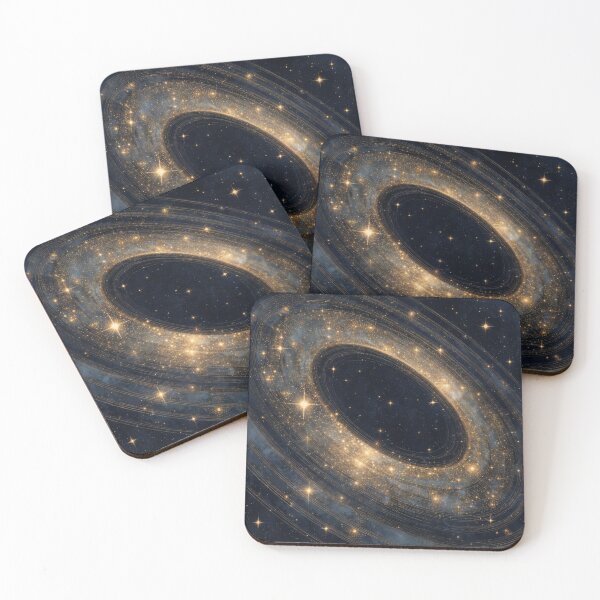 Item preview, Golden Cosmic Ring Nebula designed and sold by CoquetteLunaCo.