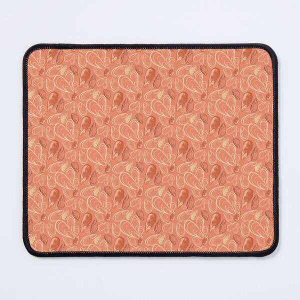 Item preview, Maximalist Mussels in coral pink designed and sold by LisaLeQuelenec.