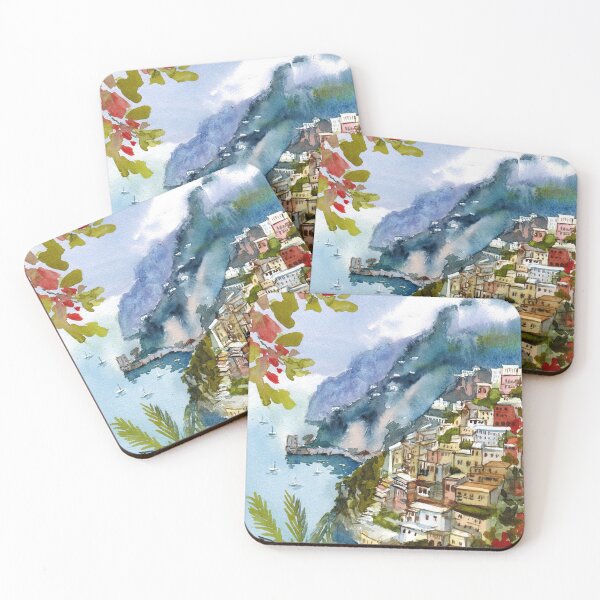 Item preview, Positano on the Amalfi Coast, Italy designed and sold by Colibri77.