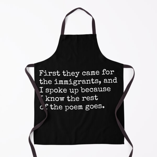 Item preview, First They Came for the Immigrants and I Spoke Up, No Human is Illegal, Abolish ICE designed and sold by toongstudio.