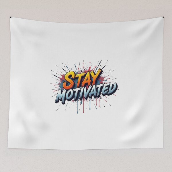Item preview, Kinetic Energy: Stay Motivated Graffiti designed and sold by RjeeStudio.