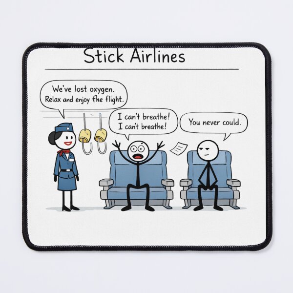 Item preview, Stick Airlines Shirt One... designed and sold by SincerelyNick.
