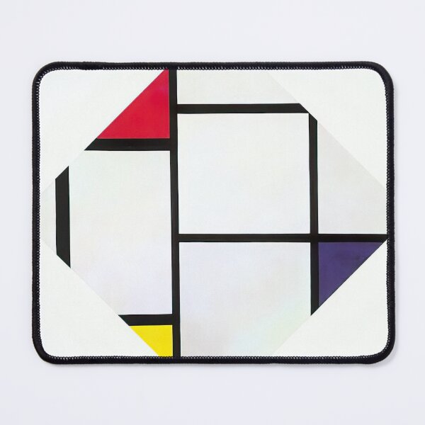 Item preview, lozenge composition with red gray blue yellow and black 1925 - Piet Mondrian designed and sold by nebelimr.