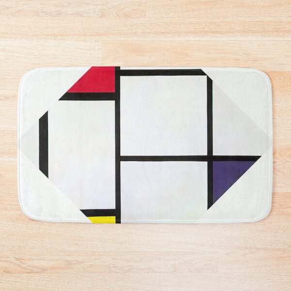 Item preview, lozenge composition with red gray blue yellow and black 1925 - Piet Mondrian  designed and sold by nebelimr.