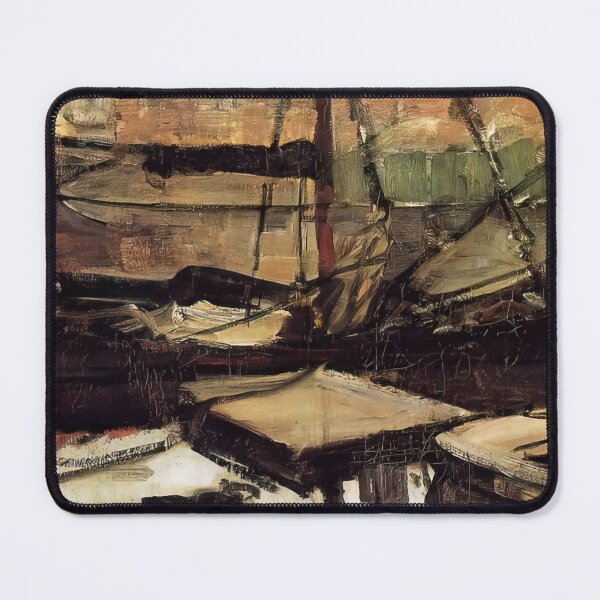 Item preview, moored ships sun - Piet Mondrian  designed and sold by nebelimr.