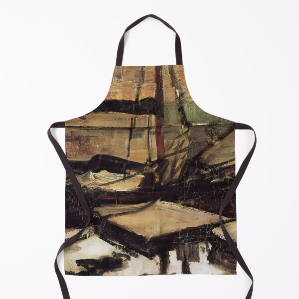 Item preview, moored ships sun - Piet Mondrian  designed and sold by nebelimr.