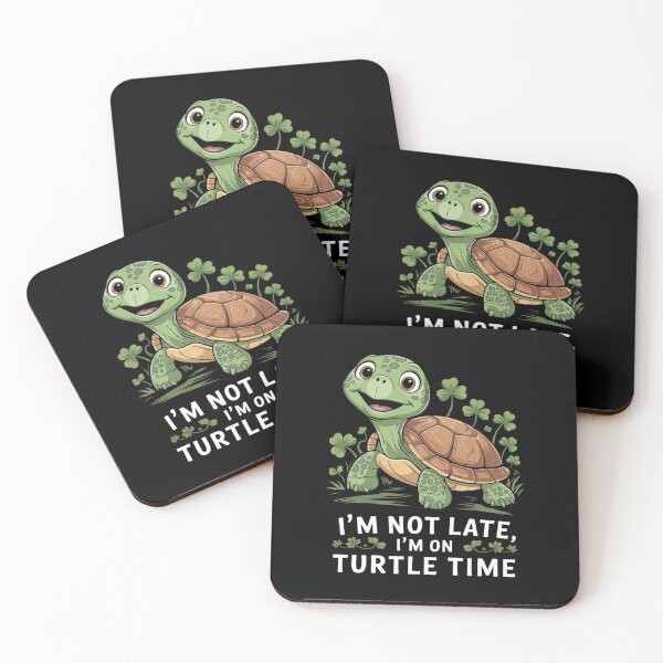 Item preview, I'm Not Late I'm On Turtle Time Turtles Men Women Kids designed and sold by angolinnArt.
