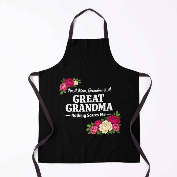 Item preview, I'm A Mom Grandma A Great Grandma Nothing Scares Me Floral Mothers Day designed and sold by clothesy7.