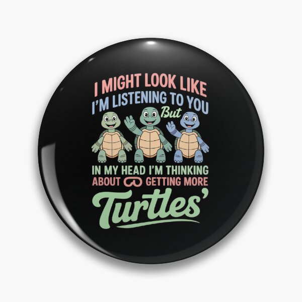 Item preview, In My Head I'm Thinking About Getting More Turtles Lover designed and sold by angolinnArt.