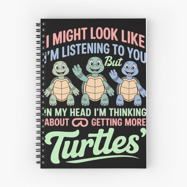 Item preview, In My Head I'm Thinking About Getting More Turtles Lover designed and sold by angolinnArt.