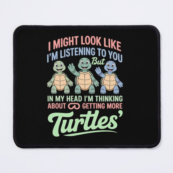Item preview, In My Head I'm Thinking About Getting More Turtles Lover designed and sold by angolinnArt.