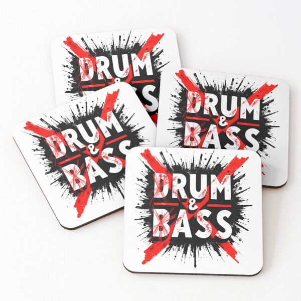 Item preview, Drum and Bass Crossed Letters Typography designed and sold by LunaMagicStudio.
