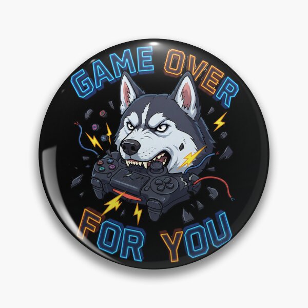 Item preview, Siberian Husky Breaking The Modern Gaming Console Controller designed and sold by Tong4130.