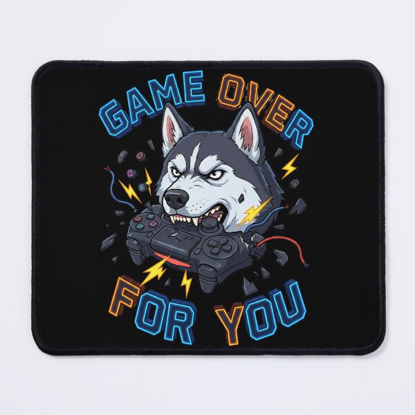 Item preview, Siberian Husky Breaking The Modern Gaming Console Controller designed and sold by Tong4130.