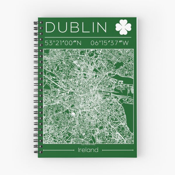 Item preview, Dublin Green Minimalist City Map  designed and sold by Design-It-Up.