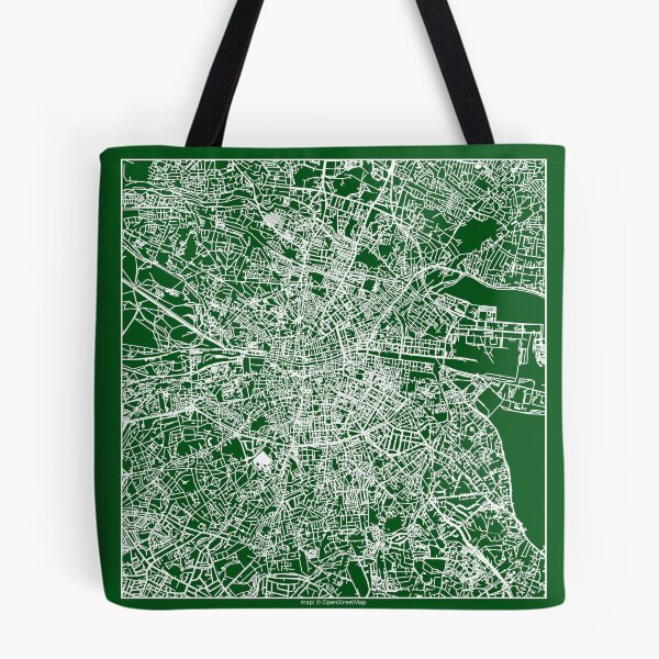 Item preview, Dublin Green Minimalist City Map  designed and sold by Design-It-Up.