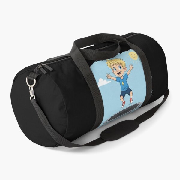 Item preview, Bouno the Happy Boy Jumping on Trampoline designed and sold by BounoWorld.