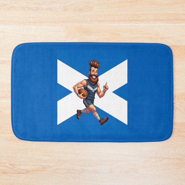 Item preview, A Grinning Scottish Rugby Runner designed and sold by taiche.