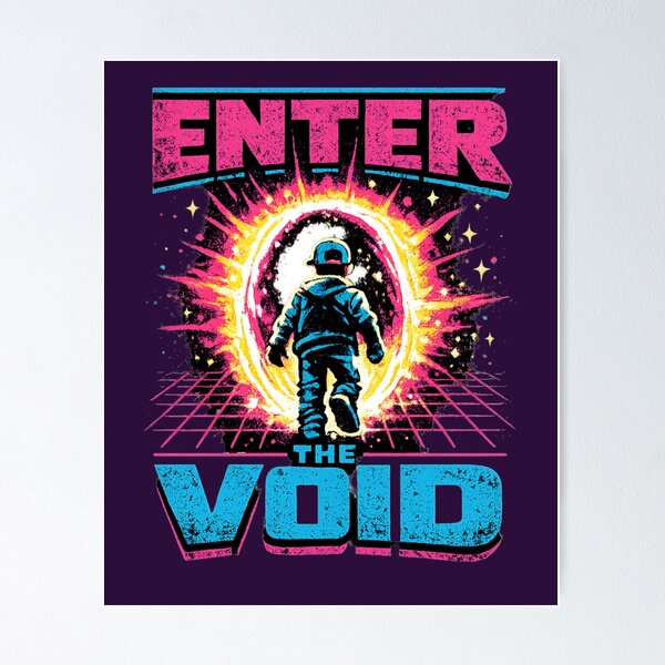 Item preview, ENTER THE VOID – 90s Arcade Sci-Fi Portal Retro Gaming T-Shirt designed and sold by JonelCrafts.