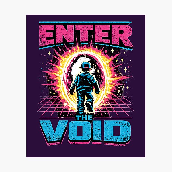 Item preview, ENTER THE VOID – 90s Arcade Sci-Fi Portal Retro Gaming T-Shirt designed and sold by JonelCrafts.