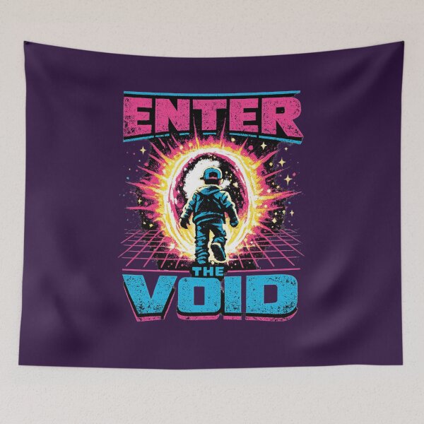 Item preview, ENTER THE VOID – 90s Arcade Sci-Fi Portal Retro Gaming T-Shirt designed and sold by JonelCrafts.