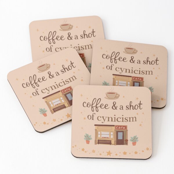 Item preview, Coffee & a shot of cynicism designed and sold by CarlyCaia.