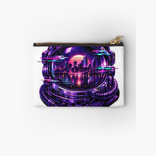 Item preview, Cyberpunk Astronaut Helmet Sunset Reflection designed and sold by DreamJusi.
